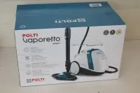 SALE OUT. Polti PTEU0277 Vaporetto Smart 100_T Steam cleaner, Corded, Power 1500 W, Water tank 2 L, Working radius 7.5 m, White/Green Polti Steam cleaner PTEU0277 Vaporetto Smart 100_T Power 1500 W, Steam pressure 4 bar, Water tank capacity 2 L, White, DAMAGED PACKAGING