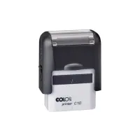 Tempel COLOP Printer C10 must korpus, sinine padi