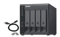 QNAP | 4-Bay | TR-004 | Up to 4 HDD/SSD Hot-Swap | Micro processor with hardware RAID