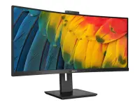 Philips | Curved Monitor | 34B1U5600CH/00 | 34 " | VA | WQHD | 21:9 | 120 Hz | 4 ms | 3440 x 1440 | 350 cd/m² | HDMI ports quantity 1 | Black – pilt 16