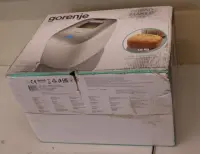 SALE OUT. Gorenje | Bread maker | BM1600WG | Power 850 W | Number of programs 16 | Display LCD | White/Silver | DAMAGED PACKAGING