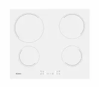 Candy | Hob | CH64CCW | Vitroceramic | Number of burners/cooking zones 4 | Touch | White