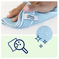 Puhastuslapp TORK, korduvkasutatav, mikrokiust, kollane, 6tk, 183601 – pilt 3