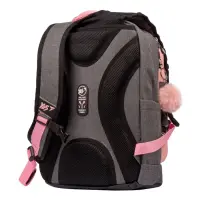 Seljakott YES S-30 Juno XS "Barbie", hall/roosa