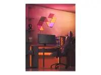 Nanoleaf | Shapes Black Triangles Expansion Pack (3 panels) | 42 W | WiFi – pilt 17