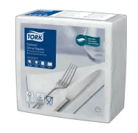 Lõunasöögisalvrätik Tork Textured, 2-kihiline, valge, 50tk 509414