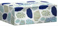 Pabersalvrätikud SELPAK Mini, 3 kihiline, karbis, 70 tk