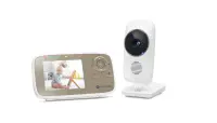 Motorola | Video Baby Monitor | VM483 2.8" | White/Gold