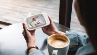 Motorola | Wi-Fi Video Baby Monitor with Mood Light | VM85 CONNECT 5.0" | White/Gold – pilt 3