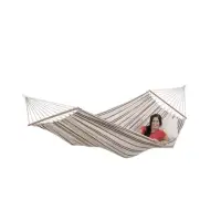 Amazonas Brasilia cappuccino Double Hammock with spreader bar, 210x140 cm, 150 kg