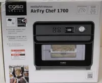 SALE OUT. | Caso | Air Fryer | 03000 AirFry Chef 1700 | Power 1700 W | Capacity 22 L | Black | DAMAGED PACKAGING | 24 month(s) – pilt 16