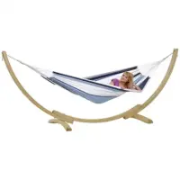 Amazonas Apollo Set marine Double Hammock with Stand, 210x140 cm, 150 kg