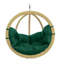 Amazonas Globo Chair green weatherproof Hanging Chair, 121x118x69 cm, 120 kg