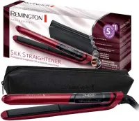 Remington | Silk Hair Straightener | S9600 | Warranty 24 month(s) | Ceramic heating system | Display Digital | Temperature (min) 150 °C | Temperature (max) 240 °C | Red – pilt 4