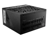 MSI MPG A1000G PCIE5 toiteallika komponent 1000 W 20+4 pin ATX ATX Must