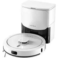 AENO RC4S Robot Vacuum, 2-in-1, HEPA Filter, Auto-Empty Tank, 4000Pa, White