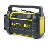Muse | M-928 BTY | Jobsite Radio speaker | Waterproof | Bluetooth | Wireless connection | Portable | NFC features | Black/Yellow