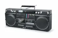 Muse | Ghetto Blasters | M-380 GB | AUX in | Bluetooth | Cassette deck | CD player | Black