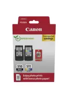 Canon 2970B017 tindikassett 2 tk Originaal Must, Tsüaan, Magenta, Kollane