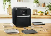 Tefal Easy Fry FW5018 Üksik 11 l Eraldiseisev 2000 W Kuumaõhu fritüür Must – pilt 14