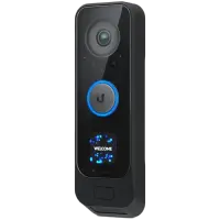 The G4 Doorbell Pro is a WiFi-enabled video doorbell equipped with a primary 5MP camera and a secondary 8MP package camera.