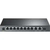 TP-LINK | 8-Port 10/100Mbps+3-Port Gigabit Desktop Switch with 8-Port PoE+ | TL-SL1311P | Unmanaged | Desktop