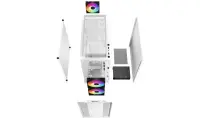 Deepcool | ARGB Micro-ATX CASE | CC360 | Mini-ITX / Micro-ATX | ATX PS2 (maximum length: 160mm) | White – pilt 7