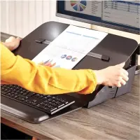 Ergonoomiline sülearvutialus FELLOWES Hana, must – pilt 5