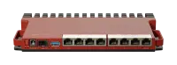MikroTik | Router | L009UiGS-RM | No Wi-Fi | 10/100/1000 Mbit/s | Ethernet LAN (RJ-45) ports 8 | Mesh Support No | MU-MiMO No | No mobile broadband | 1x USB 3.0 type A