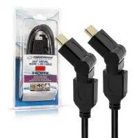 Esperanza EB197 HDMI 1.4B , 360° kaabel, 3M must