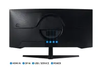 Samsung | Curved Monitor | LC34G55TWWPXEN | 34 " | VA | UWQHD | 21:9 | 165 Hz | 1 ms | 3440 x 1440 | 250 cd/m² | HDMI ports quantity 1 | Black | Warranty 24 month(s) – pilt 15