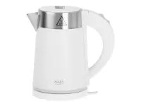 Adler | Kettle | AD 1372 | Electric | 800 W | 0.6 L | Plastic/Stainless steel | 360° rotational base | White – pilt 10