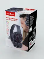 HEADSET BLUETOOTH LED/BLACK BHP-LED-01 GEMBIRD