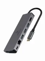 I/O ADAPTER USB-C TO HDMI/USB3/5IN1 A-CM-COMBO5-05 GEMBIRD – pilt 2