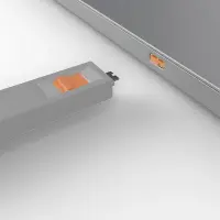Lindy 40428 pordilukk Pordi blokeerimise võti USB tüüp-C Hall, Oranž 4 tk – pilt 2