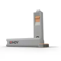 Lindy 40428 pordilukk Pordi blokeerimise võti USB tüüp-C Hall, Oranž 4 tk – pilt 4