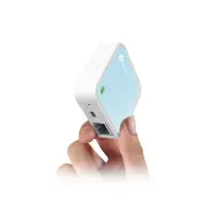 TP-Link TL-WR802N juhtmevaba ruuter Kiire Ethernet Üks sagedusala (2,4 GHz) Sinine, Valge
