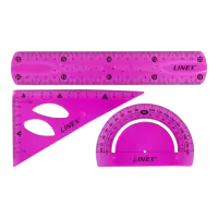 Joonlaud Linex, 3tk, roosa – pilt 2