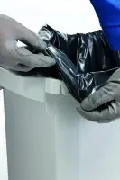Prügikast DURABIN® 60L, hall, ristkülikukujuline (kaas eraldi ostetav) – pilt 9
