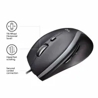 LOGI M500 Corded Mouse Black – pilt 7