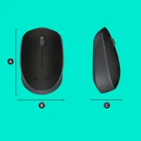 LOGI B170 Wireless Mouse Black OEM – pilt 4