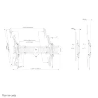 Neomounts WL35S-950BL19 telerikinnitus 2,92 m (115") Must – pilt 24