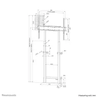 Neomounts WL55-875BL1 telerikinnitus 2,54 m (100") Must – pilt 26