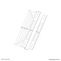 Neomounts AWL-250BL16 telerikinnitus Must – pilt 8