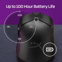 HyperX Pulsefire Haste 2 – juhtmeta mängurihiir (must) – pilt 14
