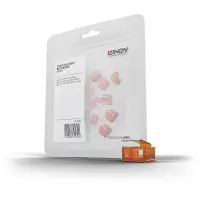 Lindy 40481 pordilukk RJ-45 Oranž Akrüülnitriil butadieen stüreen (ABS) 20 tk
