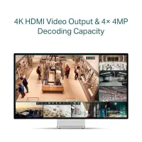 TP-Link VIGI NVR1008H-8MP võrguvideosalvesti (NVR) Must – pilt 13