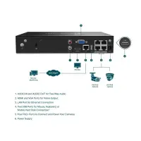 NET VIDEO RECORDER 4CH POE+/VIGI NVR1004H-4P TP-LINK – pilt 3