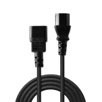 Lindy 30321 toitekaabel Must 1 m C14 pistikut C13 pistikut – pilt 3