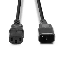 Lindy 30321 toitekaabel Must 1 m C14 pistikut C13 pistikut – pilt 6
